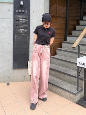 「アイテム（ハンドバッグ）」を使った、yuさん（レディース・170cm）の夏コーディネート