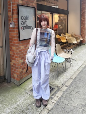 「duei（デュイ）のアイテム」を使った、yuさん（レディース・170cm）の秋コーディネート