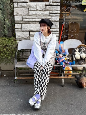 「AIC.（エーアイシー）のアイテム」を使った、yuさん（レディース・170cm）の春コーディネート