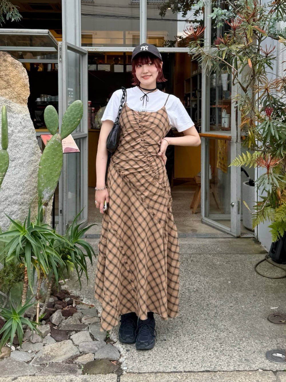 ワンピース MAISON SPECIAL Plaid Combination Dress SALE】Plaid Pattern Combination Frill Dress