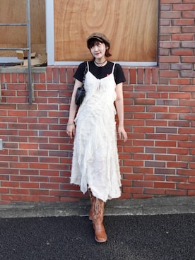 「iso（イソ）のアイテム」を使った、yuさん（レディース・170cm）の夏コーディネート