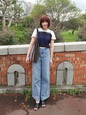 「STYLEMIXER（スタイルミキサー）のアイテム」を使った、yuさん（レディース・170cm）の秋コーディネート
