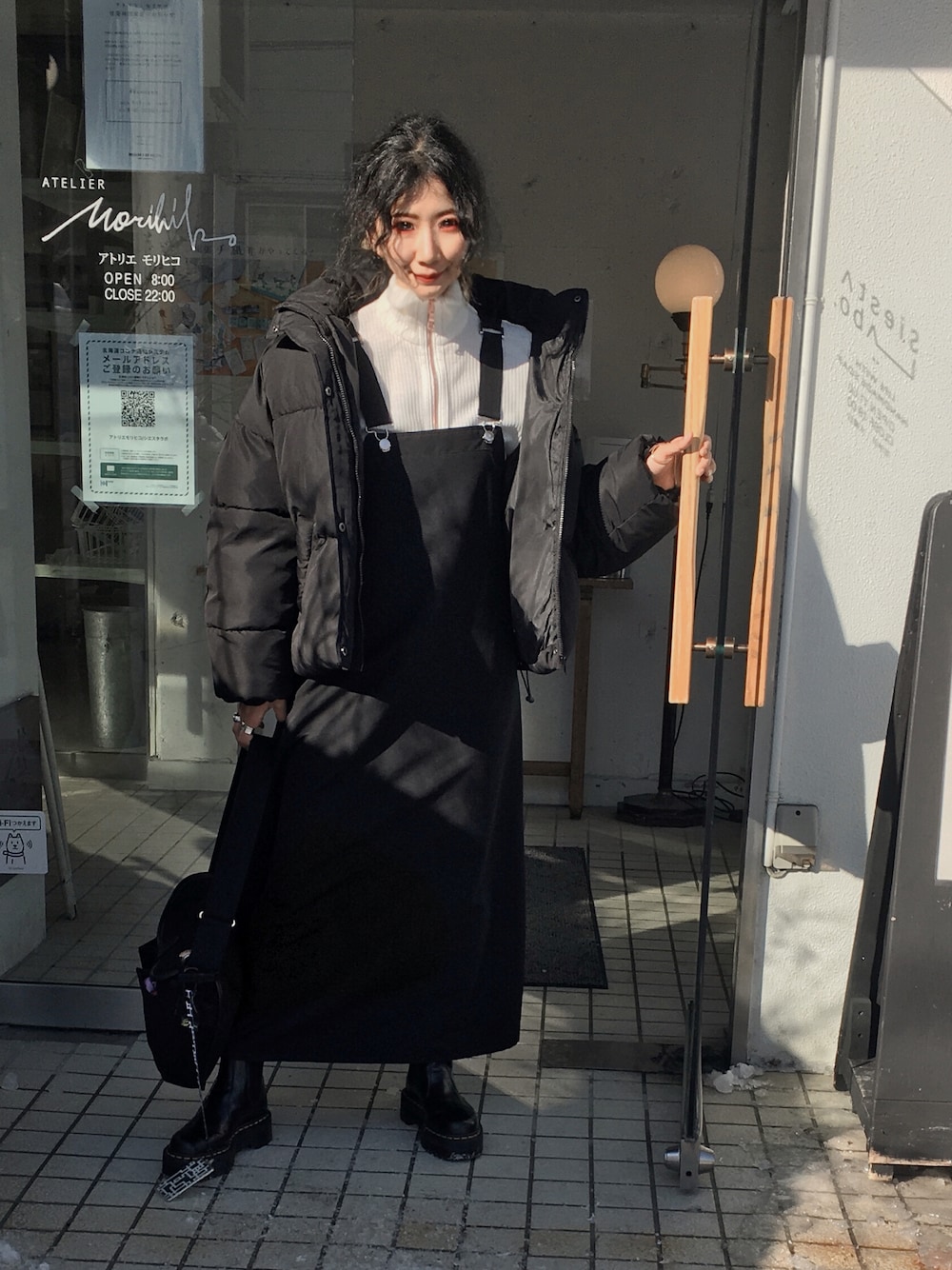 リラクス エプロン ワンピース ジャンパースカート◇ストゥディオス