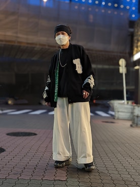 「ROYAL FLASH（ロイヤルフラッシュ）のアイテム（シューズ）」を使った、みねさん（メンズ・161cm）の秋コーディネート