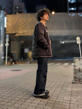 「DENHAM」｜みねさん（メンズ・161cm）の冬コーディネート