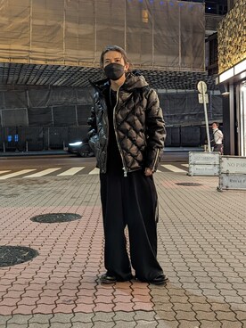 「ISAMU KATAYAMA BACKLASH（イサムカタヤマバックラッシュ）のアイテム」を使った、みねさん（メンズ・161cm）の夏コーディネート