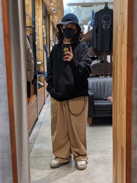 「FACCIES（ファチーズ）のアイテム」を使った、みねさん（メンズ・161cm）の秋コーディネート