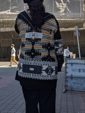 「ALANUI（アラヌイ）のアイテム」を使った、みねさん（メンズ・161cm）の秋コーディネート