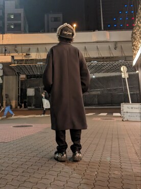 「ROYAL FLASH（ロイヤルフラッシュ）のアイテム（シューズ）」を使った、みねさん（メンズ・161cm）の冬コーディネート