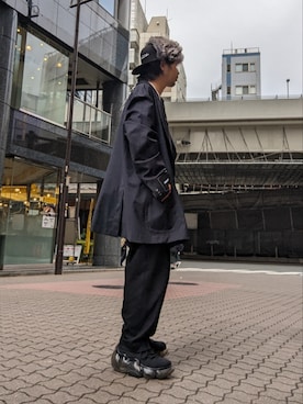 「ROYAL FLASH（ロイヤルフラッシュ）のアイテム（シューズ）」を使った、みねさん（メンズ・161cm）の冬コーディネート