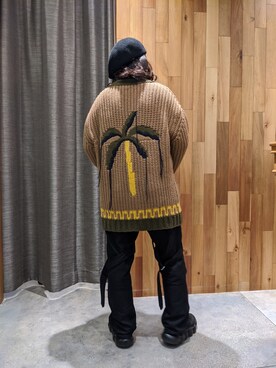 「ALANUI（アラヌイ）のアイテム」を使った、みねさん（メンズ・161cm）の冬コーディネート