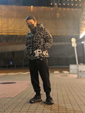 「1piu1uguale3 RELAX（ウノピュウノウグァーレトレリラックス）のアイテム（ジャケット/アウター）」を使った、みねさん（メンズ・161cm）の秋コーディネート