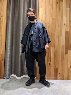 「ROYAL FLASH（ロイヤルフラッシュ）のアイテム（スニーカー）」を使った、みねさん（メンズ・161cm）の冬コーディネート