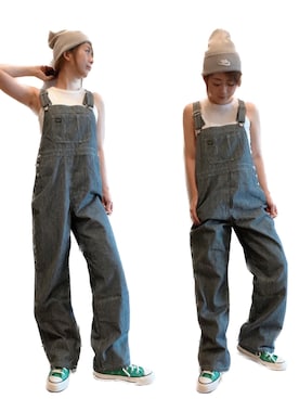 「Honeys（ハニーズ）のアイテム（オールインワン・サロペット）」を使った、napsさん（レディース・155cm）の夏コーディネート