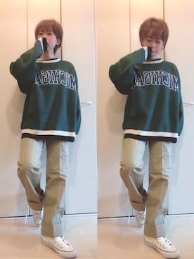「Java（ジャバ）のアイテム」を使った、napsさん（レディース・155cm）の秋コーディネート