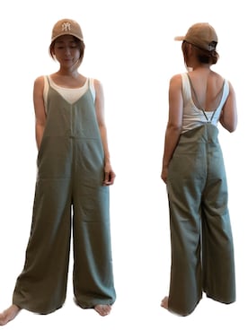 「andme（アンドミー）のアイテム（オールインワン・サロペット）」を使った、napsさん（レディース・155cm）の夏コーディネート