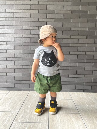 にゃー ニャー の にゃーとチャンピオンのワッペンスウェット Tシャツ カットソー Wear