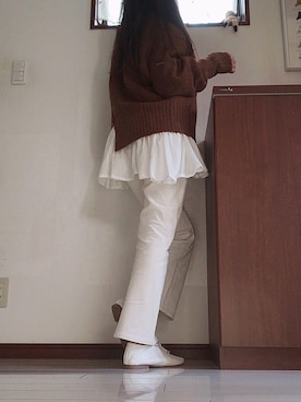 「アイテム（財布）」を使った、atsukonokoさん（レディース・156cm）の秋コーディネート
