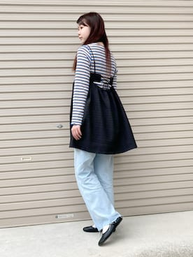 「Ulysses（ユリシス）のアイテム（パンツ）」を使った、atsukonokoさん（レディース・166cm）の春コーディネート