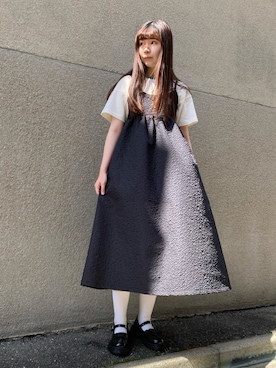 「アイテム（ドレスシューズ）」を使った、atsukonokoさん（レディース・166cm）の夏コーディネート