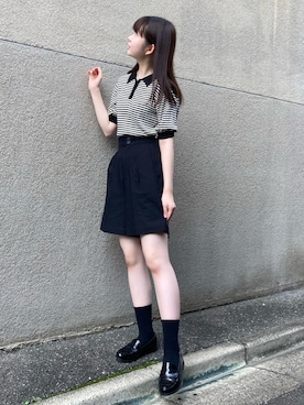 「AMERICAN HOLIC（アメリカンホリック）のアイテム」を使った、atsukonokoさん（レディース・166cm）の夏コーディネート