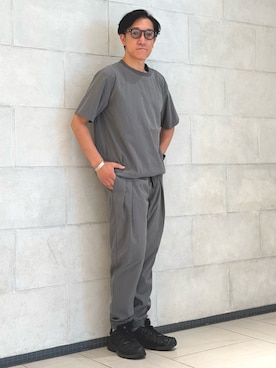 「5351 POUR LES HOMMES（ゴーサンゴーイチプールオム）のアイテム（パンツ）」を使った、Tsudakaさん（メンズ・174cm）の春コーディネート