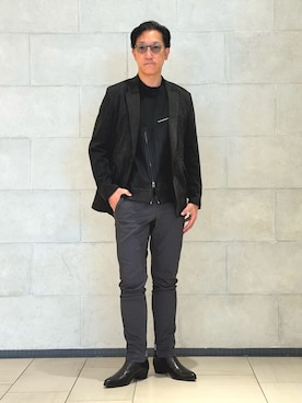 「5351 POUR LES HOMMES（ゴーサンゴーイチプールオム）のアイテム」を使った、Tsudakaさん（メンズ・174cm）の春コーディネート