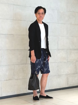 「5351 POUR LES HOMMES（ゴーサンゴーイチプールオム）のアイテム（パンツ）」を使った、Tsudakaさん（メンズ・174cm）の春コーディネート