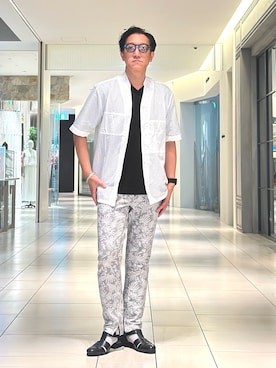 「5351 POUR LES HOMMES（ゴーサンゴーイチプールオム）のアイテム」を使った、Tsudakaさん（メンズ・174cm）の夏コーディネート