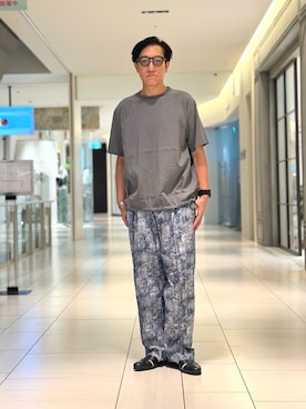 「5351 POUR LES HOMMES（ゴーサンゴーイチプールオム）のアイテム（パンツ）」を使った、Tsudakaさん（メンズ・174cm）の春コーディネート