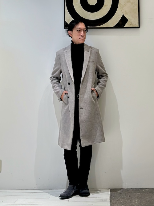 5351 POUR LES HOMMES チェスターコート コート 「尾州素材使用