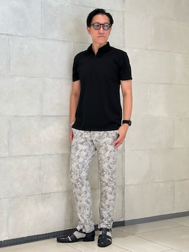 「5351 POUR LES HOMMES（ゴーサンゴーイチプールオム）のアイテム（トップス）」を使った、Tsudakaさん（メンズ・174cm）の夏コーディネート
