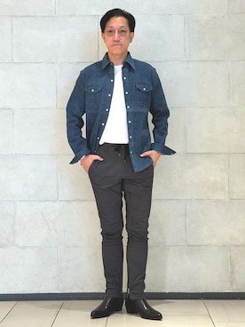 「5351 POUR LES HOMMES（ゴーサンゴーイチプールオム）のアイテム」を使った、Tsudakaさん（メンズ・174cm）の春コーディネート