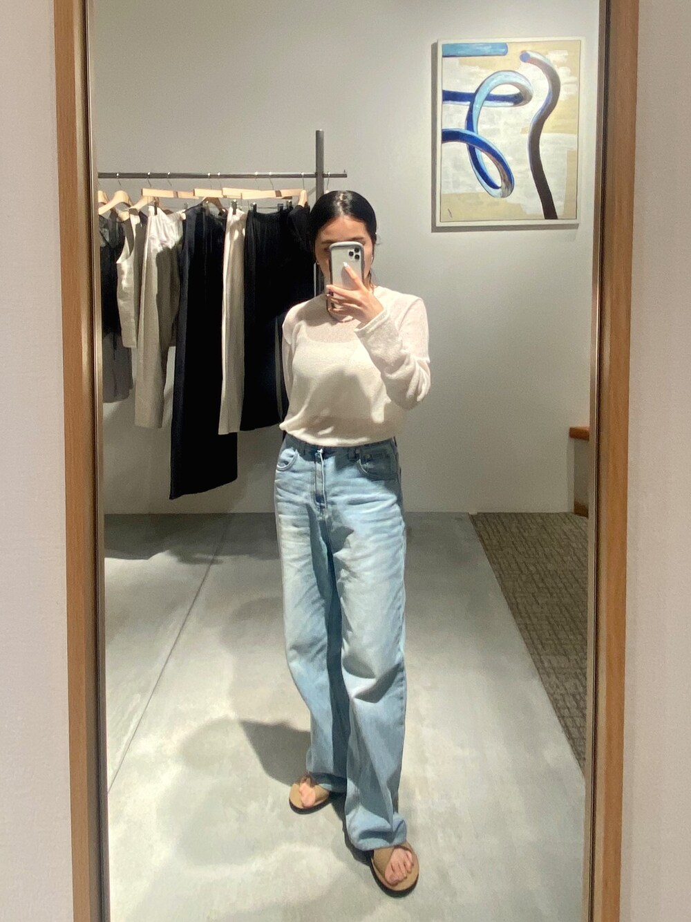 【クリアビーズで上品な魅力◎】CHANEL★ネックレス No 218 ハンドメイドネックレス ビーズ シルバー色チェーン