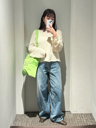 El mar スラブクロップドサマーニット クリーム CANAL JEAN（キャナルジーン）の「El mar スラブクロップド