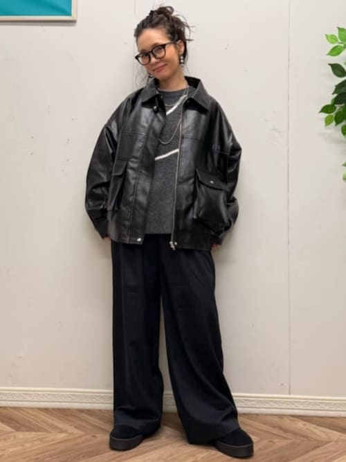 may⭐︎さん専用CANAL JEAN フライトブルゾン キャナルジーン CANAL JEAN diggity インナーボアフライトブルゾン