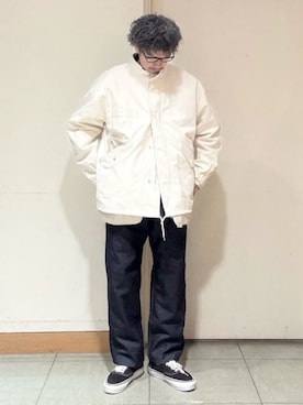 「BACK NUMBER（バックナンバー）のアイテム」を使った、Rightonさん（メンズ・172cm）の冬コーディネート