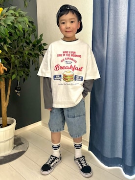 Rightonさん（キッズ・120cm）の春コーディネート