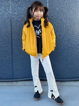 「アイテム（トップス）」を使った、Rightonさん（キッズ・128cm）の秋コーディネート