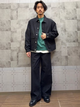 「BACK NUMBER（バックナンバー）のアイテム」を使った、Rightonさん（メンズ・171cm）の冬コーディネート