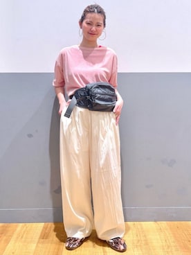 「Right-on（ライトオン）のアイテム（トップス）」を使った、Rightonさん（レディース・155cm）の春コーディネート