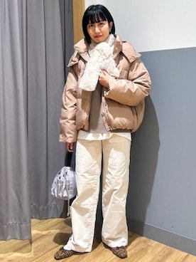 「SOMETHING（サムシング）のアイテム」を使った、Rightonさん（レディース・158cm）の秋コーディネート