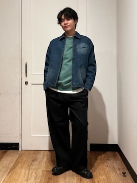 「BACK NUMBER（バックナンバー）のアイテム」を使った、Rightonさん（メンズ・175cm）の冬コーディネート