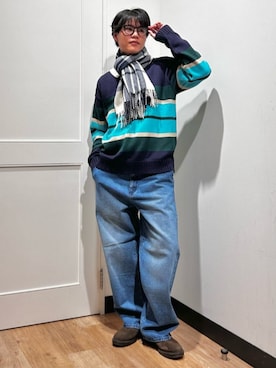 「BACK NUMBER（バックナンバー）のアイテム」を使った、Rightonさん（メンズ・175cm）の冬コーディネート