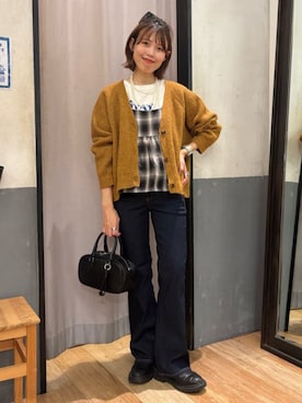 「SOMETHING（サムシング）のアイテム」を使った、Rightonさん（レディース・164cm）の冬コーディネート