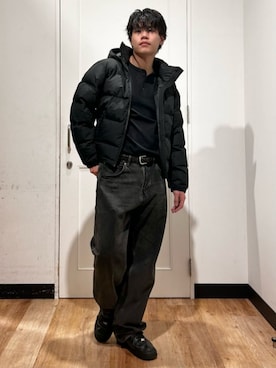 「CAMP7（キャンプセブン）のアイテム」を使った、Rightonさん（メンズ・175cm）の冬コーディネート