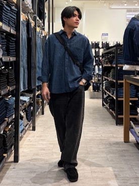 「BACK NUMBER（バックナンバー）のアイテム（トップス）」を使った、Rightonさん（メンズ・175cm）の春コーディネート