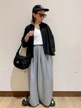 「Right-on（ライトオン）のアイテム（パンツ）」を使った、Rightonさん（レディース・152cm）の夏コーディネート