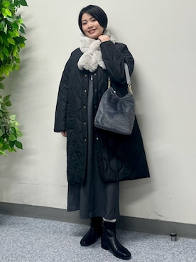 「Right-on（ライトオン）のアイテム」を使った、Rightonさん（レディース・157cm）の冬コーディネート