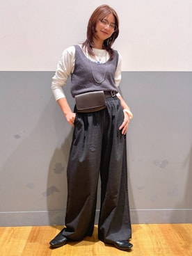 Rightonさん（レディース・155cm）の秋コーディネート